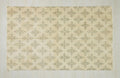 Vintage Oushak Rug: 4.9"x8.2" Feet, Small Size Turkish Wool Carpet Rugs.