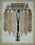 Tree Of Life Design Rugs: Hemp & Wool Woven Contemporary Home Living Decor Rug, 8x10.6