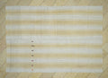 Summer Decor Terra-Cotta Striped ivory Turkish Kilim Rug: 7x11 Life Line Pattern Modern Rugs.