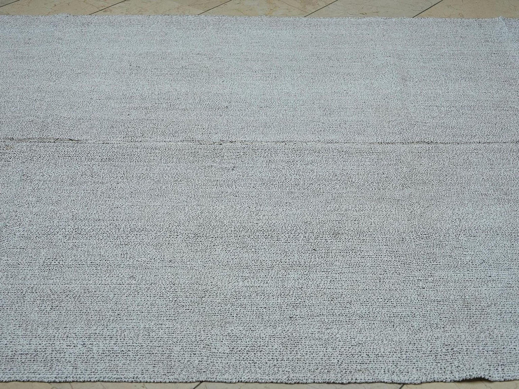 7x10 Scandinavian Style Ivory Turkish Flat Weave Kilim Rug,Home Living Decor Rugs.