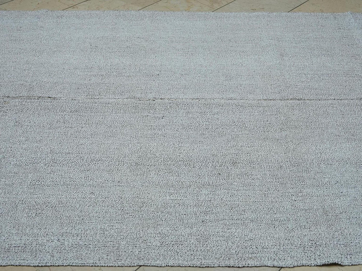 7x10 Scandinavian Style Ivory Turkish Flat Weave Kilim Rug,Home Living Decor Rugs.