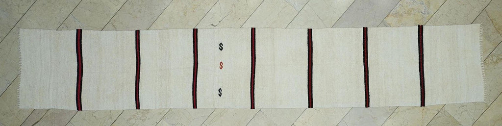 Stairs Treads Decor Striped Hemp Kilim Rug Runner: 2.3x13.5 Feet,Long Turkish Rugs.