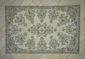 Large Turkish Oushak Rug: Distressed Vintage Wool Bohemian Carpet Rugs, 6,9"x10,7" Feet.