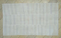 Scandinavian Home Style Handmade Hemp Kilim Rug: 5x9 Vintage Turkish Stripe Rugs.