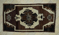 Antique Turkish Kars Rug: Primitive Geometric Wool Carpet Rugs, 5.2 x 9.6 ft.