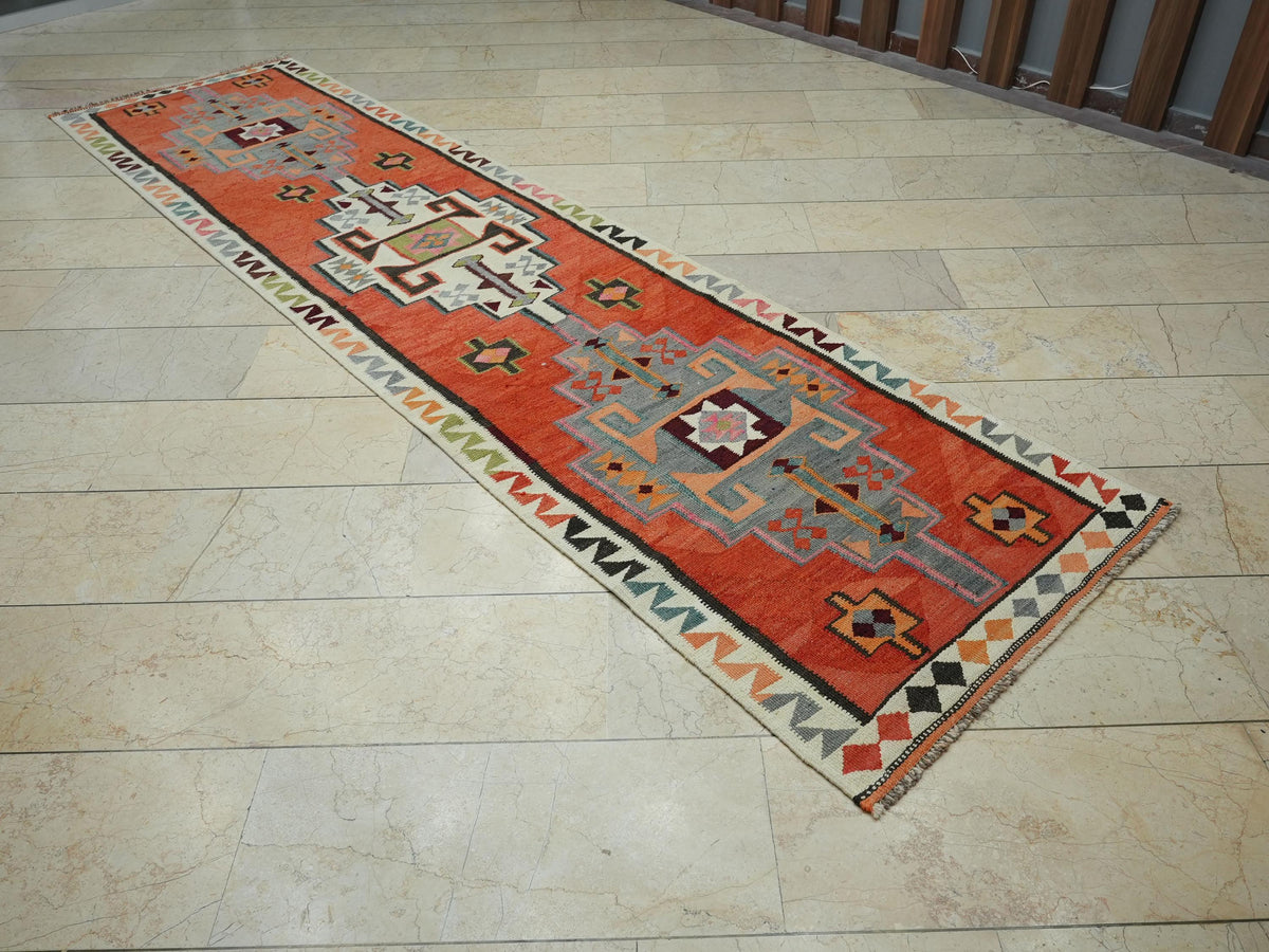 3x12 Kurdish Wedding Gift Handmade Rug Runner,Home Living Decor Rugs