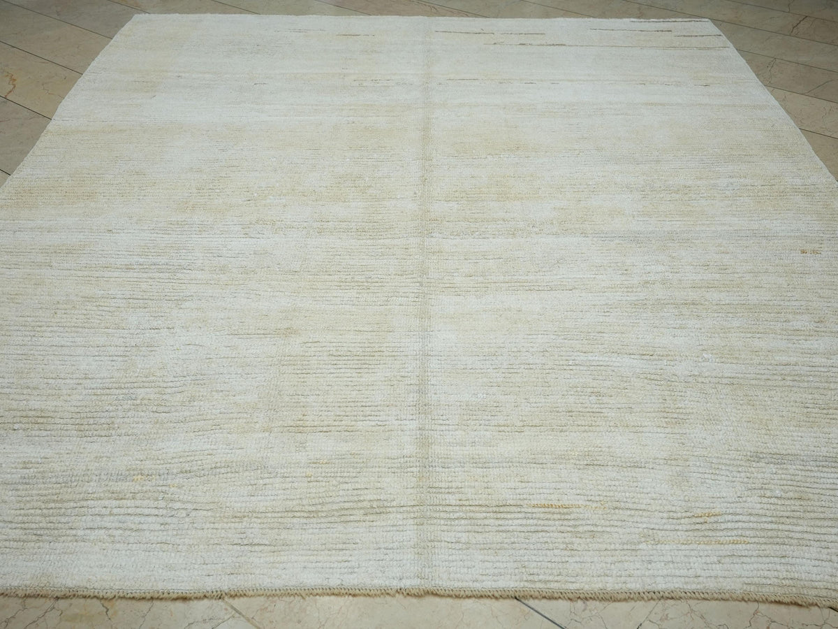 8x10 Plain Off White Eco-Friendly Hemp Rug: Contemporary Home Living Floor Decor Rugs