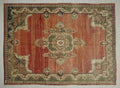 Oversized Antique Malatya Rug: Mid-Century Turkish Wool Carpet 7.6x10.2 ft.