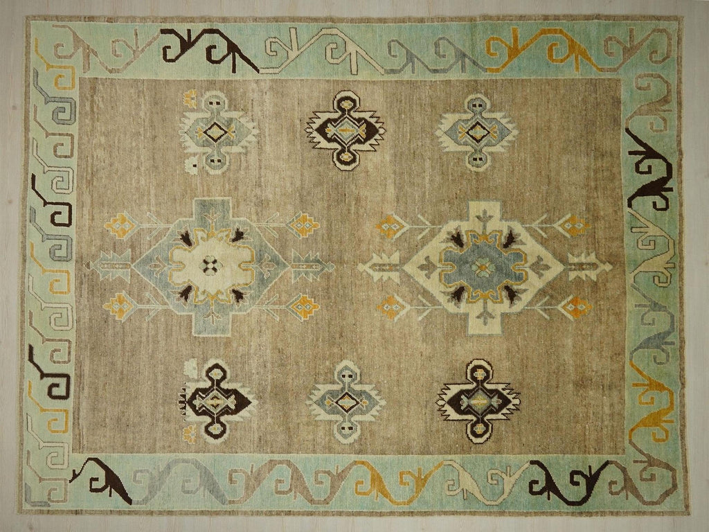 9x12 Kars Area Handmade Wool Carpet Rug,Nineteen Century Design Rugs.