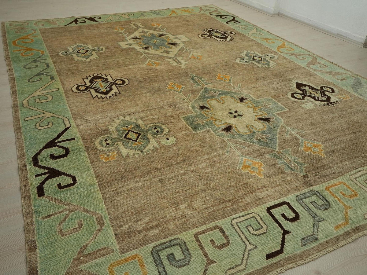 9x12 Kars Area Handmade Wool Carpet Rug,Nineteen Century Design Rugs.