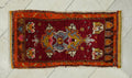 Wall Hanging Antique Baby Sheep Wool Woven Small Turkish Rug,2x4 Ft.Unusually Rugs.