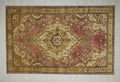 Primitive Design Antique Carpet Rug,Wool Vintage Rugs, 7.1x11.1 Feet 217x340 Cm,