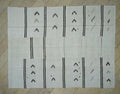 9x12 Oversize Hemp Kilim Rug: Minimalist Stripe, Handmade Turkish Rugs.