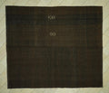 Plain Natural Brown Goat Hair Turkish Kilim Rug: 9.6x11 Feet,Oversize Flat Woven Rugs.