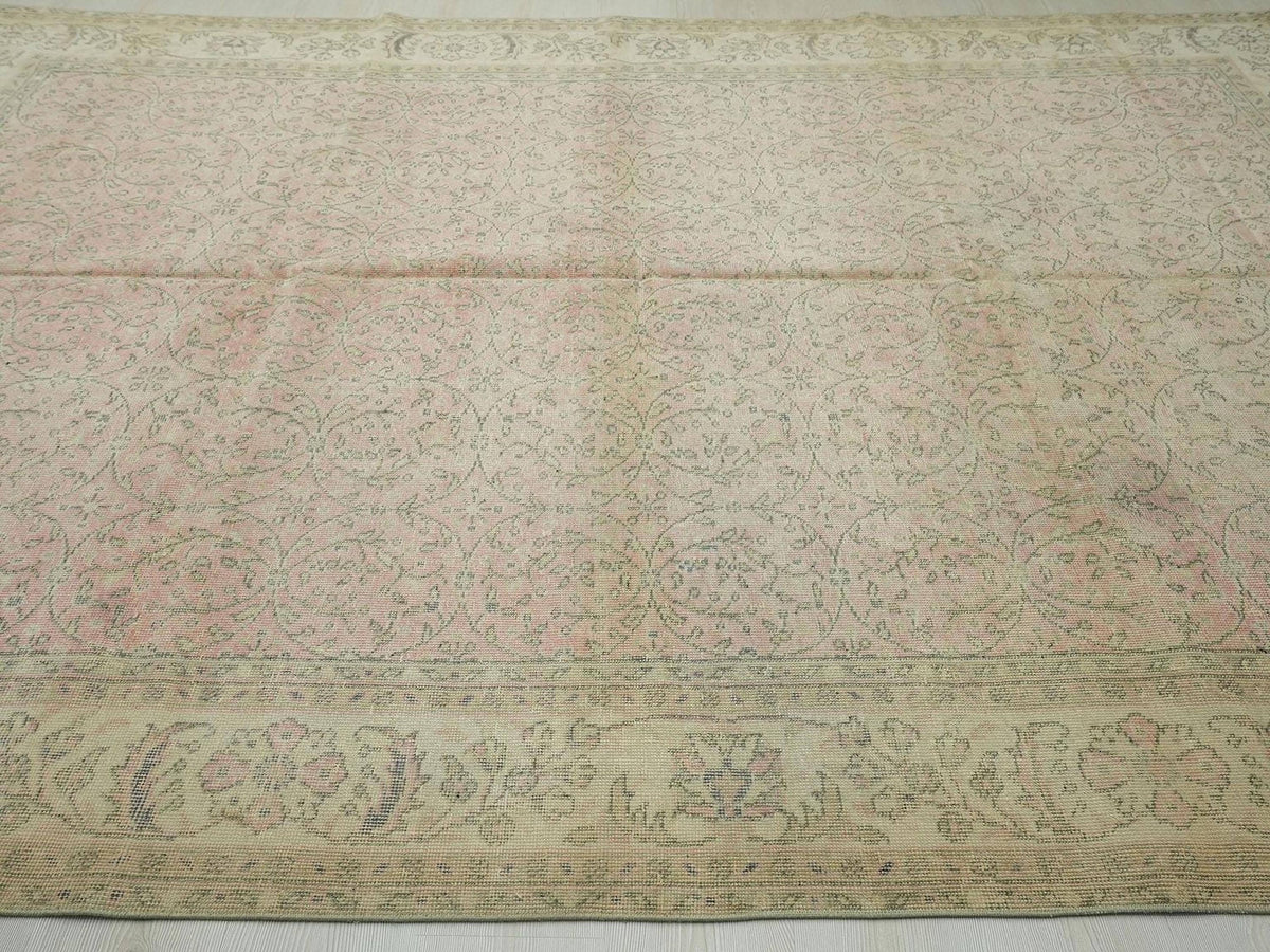 Oversize Turkish Oushak Rug: 7.6x11 Modern Vintage Home Living Floor Decor Rugs.