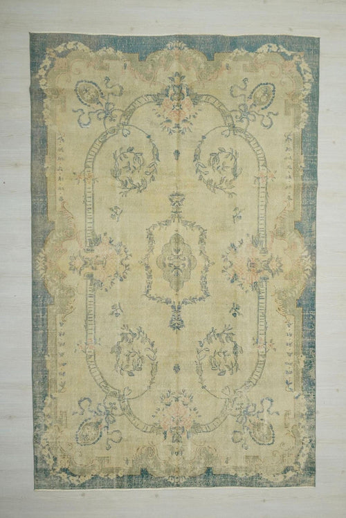 8x11 Oversized Vintage Turkish Oushak Rug: Seasonal Home Living Floor Decor Area Rugs.
