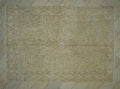 Handmade Vintage Oushak Rug: Large Turkish Wool Rugs (7,2"x10,4" Feet)