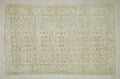 Large Vintage Oushak Rug: 6.1"x9.7' Ft, Light Green Wool Turkish Carpet.
