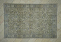 Geometric Floral Handmade Oushak Rug,6.7x10 Feet,Faded Vintage Turkish Carpet Rugs.