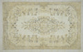 Neutral Handmade Wool Oushak Rug: 5.5x9 ft Mid Century Turkish Carpet.