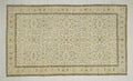 Floral Vintage Oushak Rug: Brown Beige Turkish Wool Carpet 5,6x9,5
