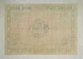 Large Vintage Oushak Rug 6.5"x9.3" - Faded Turkish Wool Carpet