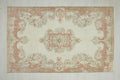 Terracotta Wool Oushak Rug: Medium Turkish Carpet 6x9.6 Ft.