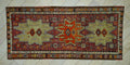 Vintage Turkish Kilim Rug: 5.3"x11.6" Flat Weave Wool Rugs