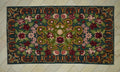 Floral Moldova Kilim Rug: Large Handmade Wool Flat Weave (6,3"x11,6" Feet)