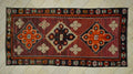 Vintage Turkish Kars Kilim Rug: Mid-Century Wool Flat Weave, 5.3x11.1 ft