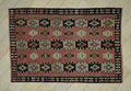 Pastel Turkish Kilim Rug: Flat Woven Bohemian Decor Rugs, 6,4"x9,6" Feet.