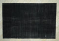 Vintage Goat Hair Kilim Rug: 7.6x11.5 Ft,Natural Dark Brown Anatolian Flat Weave Rugs.