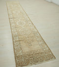 Narrow Long Turkish Rug Runner: Handwoven Area Rugs For Hallways Decor, 2,3x13,3 Feet.