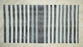 Goat Hair Kilim Rug: 6.3x12.3 ft, Stripe Flat Weave, Mid Century Modern Rugs.