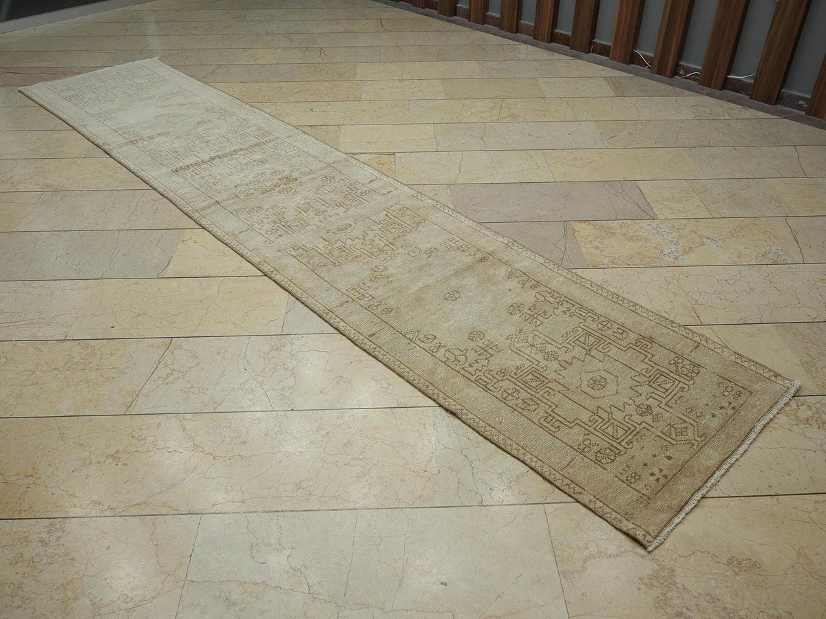 2.5x12.2 Long Narrow Stair Treads Decor Turkish Wool Rug Runner,Antique Oriental Rugs