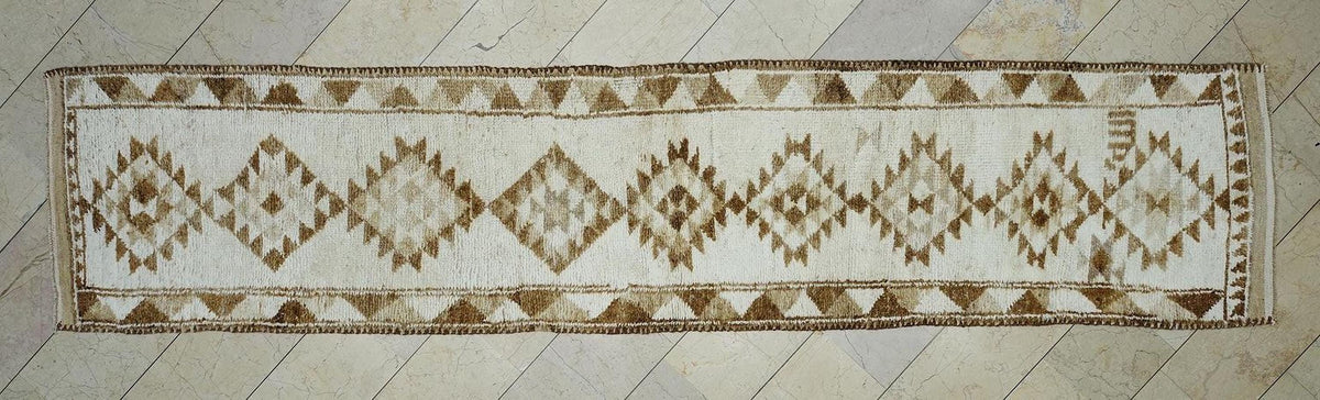 Stair Treads Decor Turkish Wool Moroccan Style Rug Runner: 3x13 Feet.
