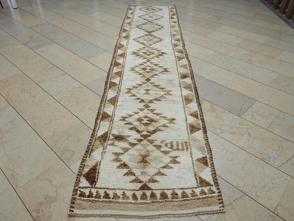 Stair Treads Decor Turkish Wool Moroccan Style Rug Runner: 3x13 Feet.