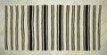 Large Old Turkish Kilim Rug: Minimalist Home Style Decor Stripe Rugs 6,5x14 Feet.