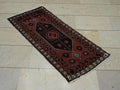 Antique Kurdish Rug: Small Size Wedding Gift Carpet,Wall Hanging Decor Rugs 1.8x4 Feet.