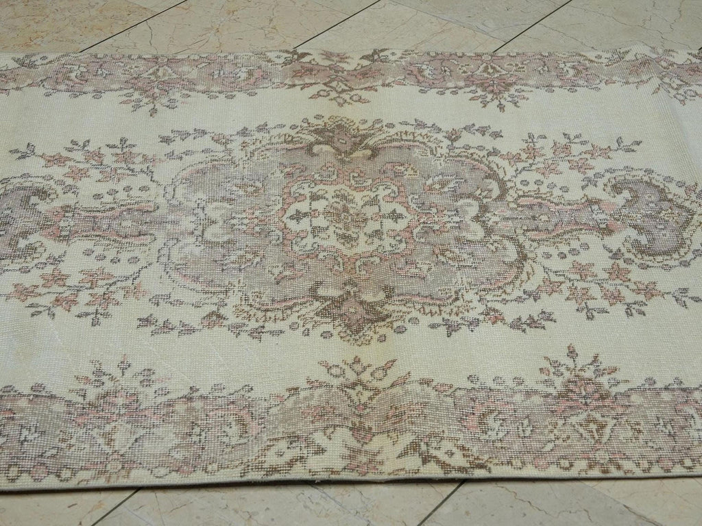 4x7 Handmade Oushak Rug,Home Living Minimalist Decor Rugs