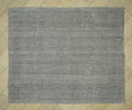 Large Gray Kilim Rug: Flat Weave Turkish Rugs (7,9"x9,4" Feet)