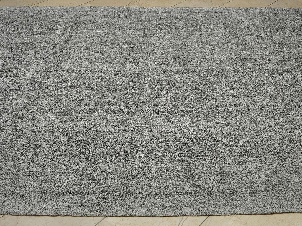 Large Gray Kilim Rug: Flat Weave Turkish Rugs (7,9"x9,4" Feet)