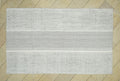 Handmade Gray Turkish Kilim Rug: Mid-Century Modern Flat Weave (5,2"x8,6" Feet)
