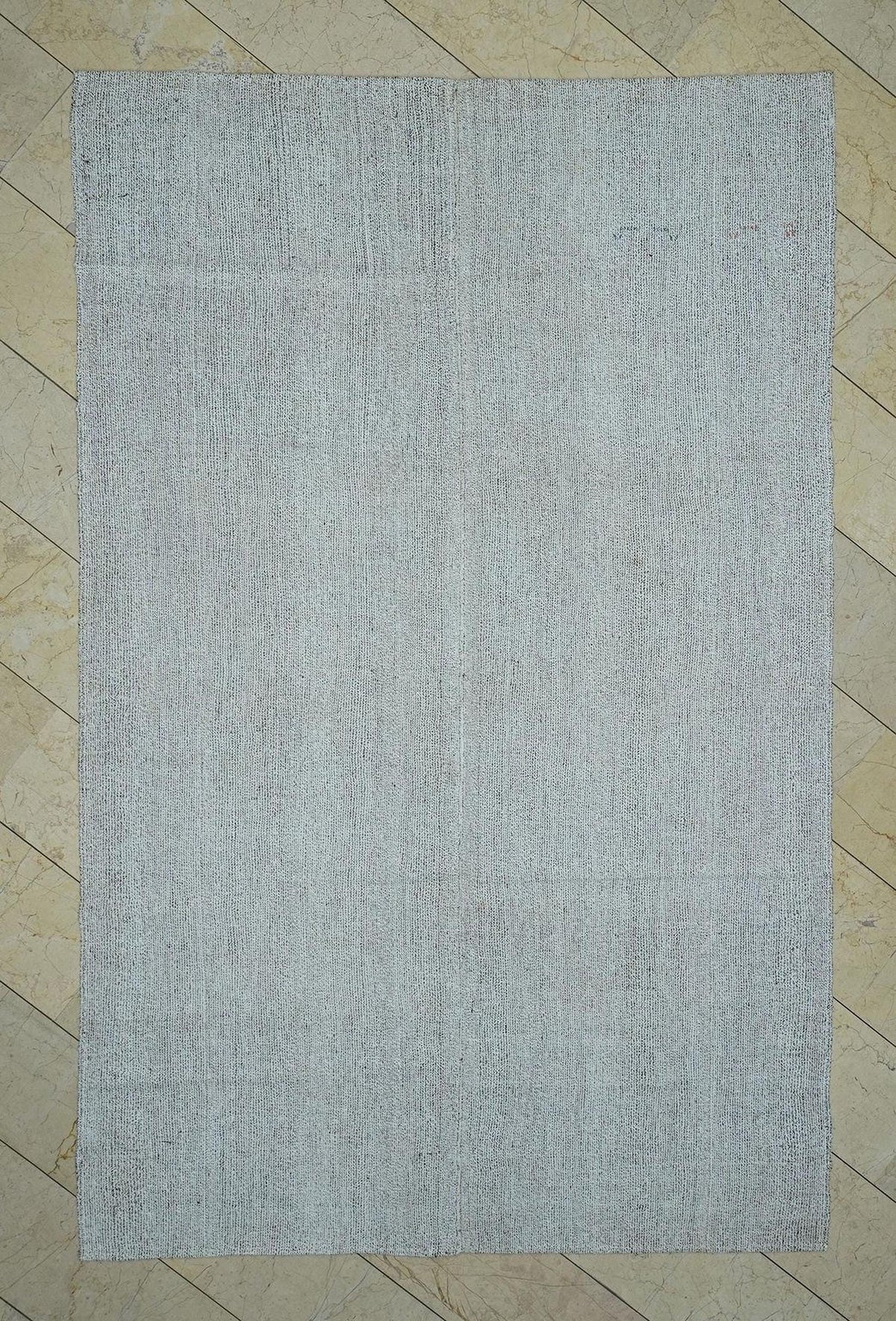 7x10 Scandinavian Style Ivory Turkish Flat Weave Kilim Rug,Home Living Decor Rugs.