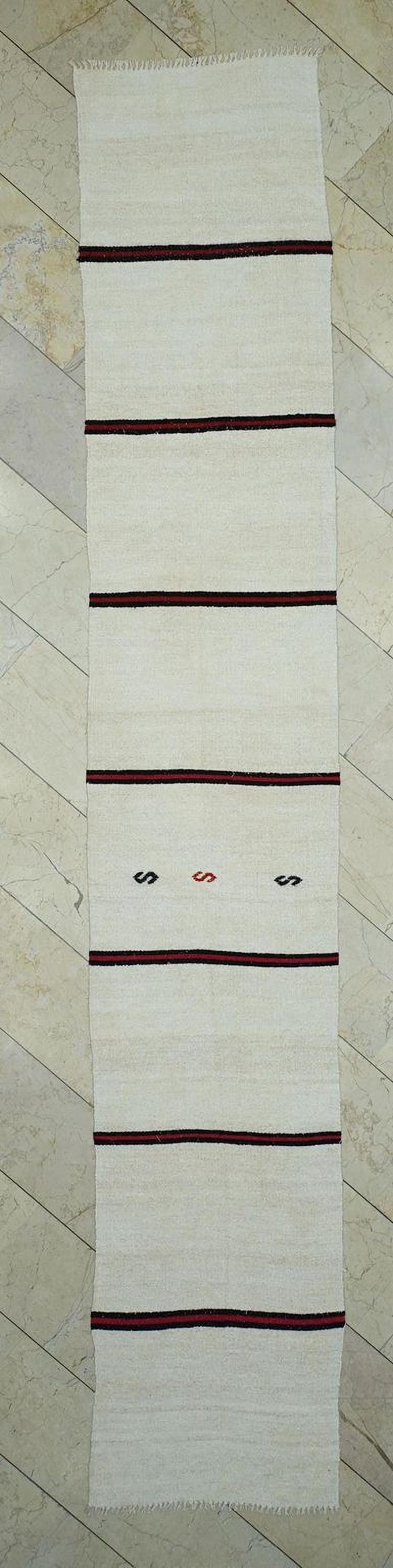 Stairs Treads Decor Striped Hemp Kilim Rug Runner: 2.3x13.5 Feet,Long Turkish Rugs.