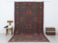 Antique Turkish Soumak Kilim Rug,6,2x11,3 Feet,Large Handmade Rugs.