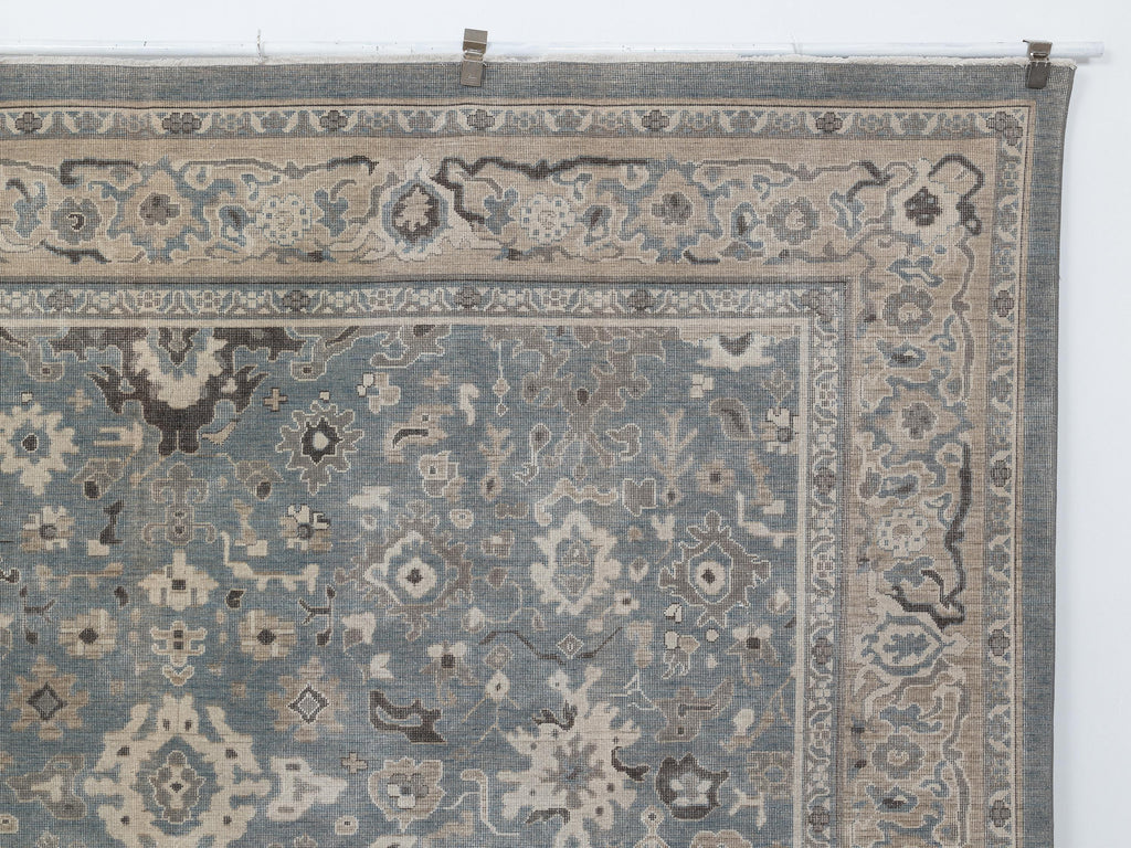 10x13 Oversize Oushak Wool Rug,Gray Turkish Rugs Home Living Decor.