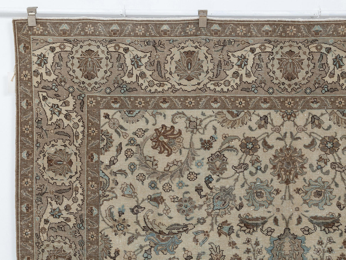 Large Handmade Wool Rug: 7.6x10.3 Feet,Turkish Carpet Rugs.